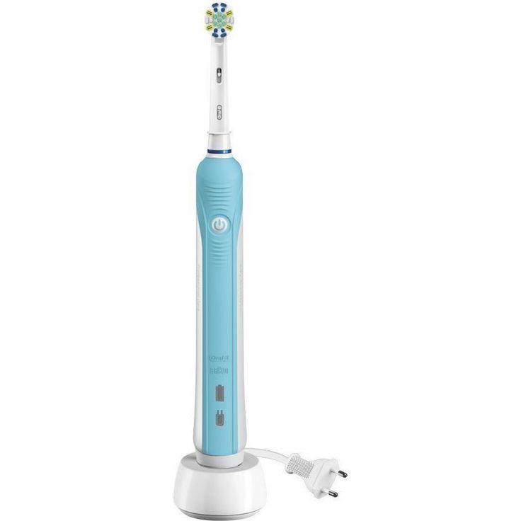 Oral-B Pro 700 Tiefenreinigung mit Andruckkontrolle & Timer, hellblau – Bild 1