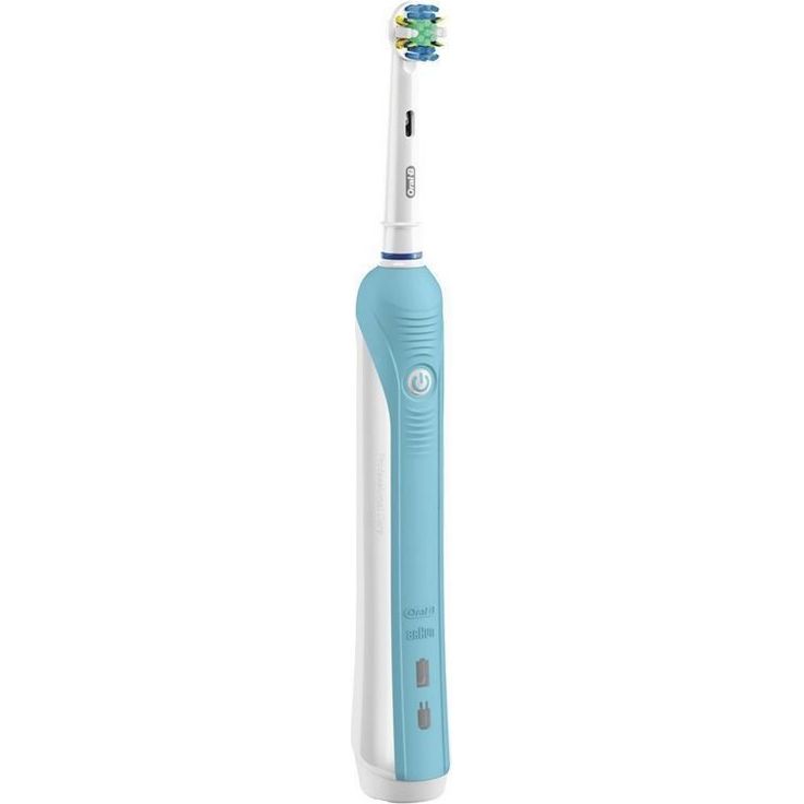 Oral-B Pro 700 Tiefenreinigung mit Andruckkontrolle & Timer, hellblau – Bild 2