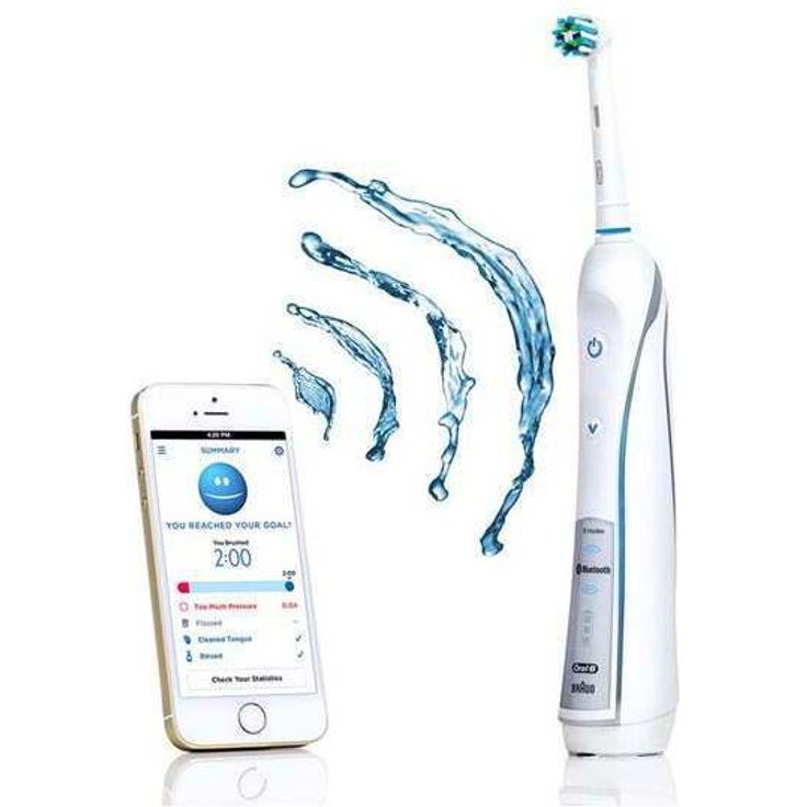 Oral-B Pro 6000 SmartSeries mit Bluetooth und SmartGuide, Set mit Reiseetui & 4 Aufsteckbürsten - Preisvergleich – Bild 2