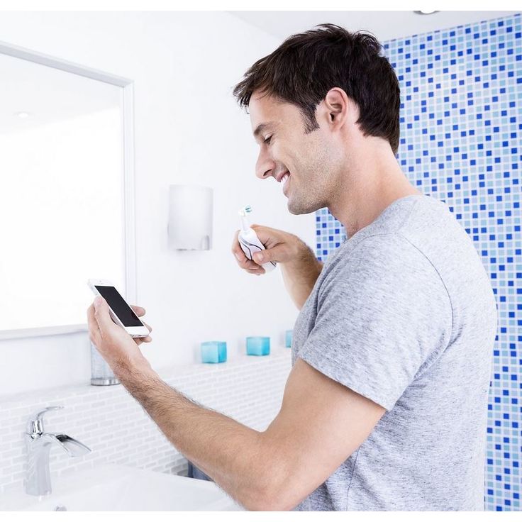 Oral-B Pro 6000 SmartSeries mit Bluetooth und SmartGuide, Set mit Reiseetui & 4 Aufsteckbürsten - Preisvergleich – Bild 5