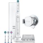 Oral-B Genius 9000N mit Positionserkennung, Set mit USB-Ladeetui & 4 Austeckbürsten, weiß