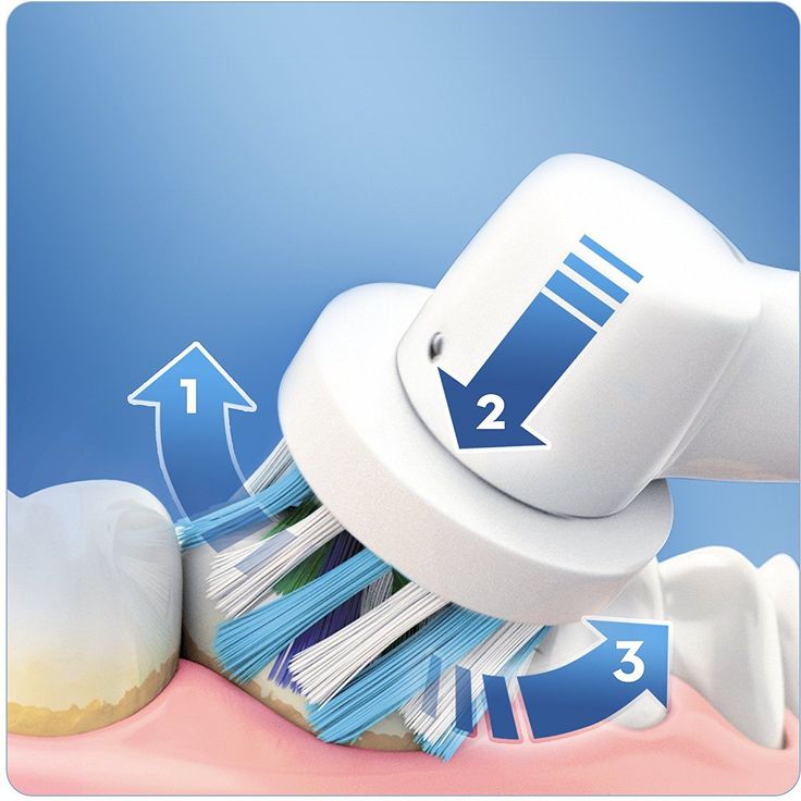 Oral-B Genius 8000N mit Positionserkennung, Set mit Reiseetui & 1 Aufsteckbürsten, silber – Bild 9