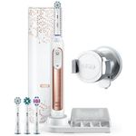 Oral-B Genius 9000S roségold mit Positionserkennung, visueller Andruckkontrolle & Bluetooth