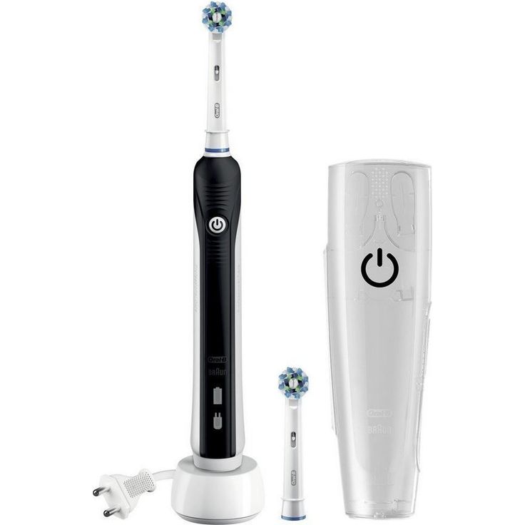 Oral-B Pro 760 black mit Andruckkontrolle & Reiseetui, für saubere & gesunde Zähne – Bild 1