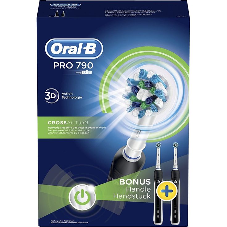 Oral-B Pro 790, für eine gründliche Reinigung, mit 2. Handstück, schwarz – Bild 6