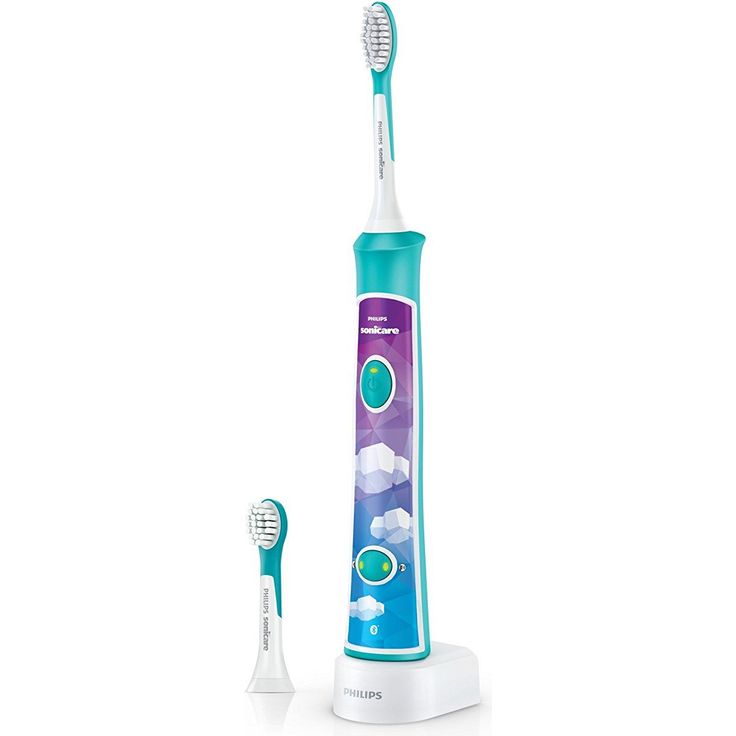 Philips Sonicare HX6322/04 Kinderzahnbürste blue, Schalltechnologie, 2 Reinigungsprogramme, mit Bluetooth
