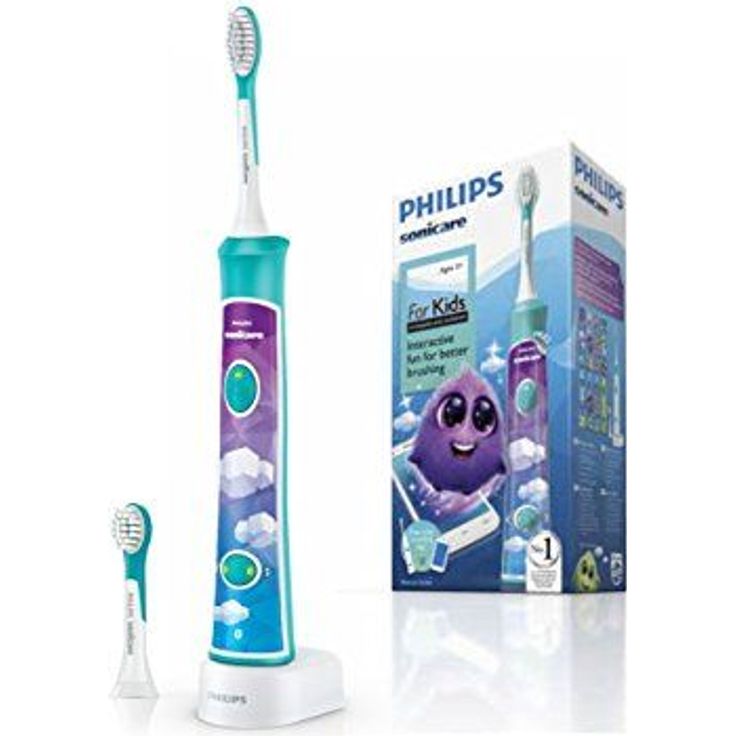 Philips Sonicare HX6322/04 Kinderzahnbürste blue, Schalltechnologie, 2 Reinigungsprogramme, mit Bluetooth – Bild 2