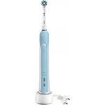 Oral-B Pro 700 CrossAction, Ladestandanzeige, Timer, hellblau