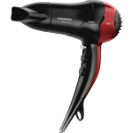 Grundig HD 3700 Kompakt-Haartrockner (1800 Watt), schwarz-rot