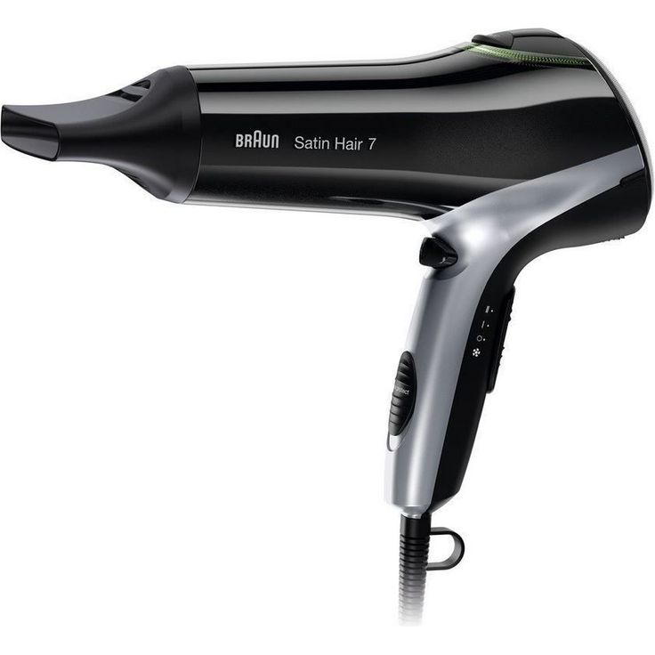 Braun Satin Hair 7 HD 710 Haartrockner, mit IonTec und Satin Protect Technologie, 2200 Watt, schwarz