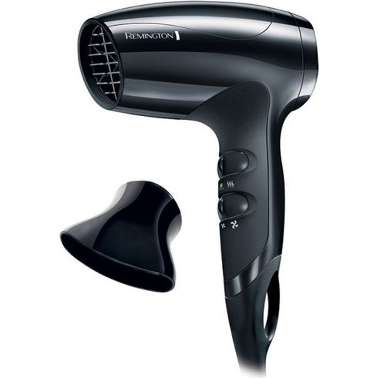 Remington D5000 Reisehaartrockner 1800 Watt Ergonomisches Design, schwarz
