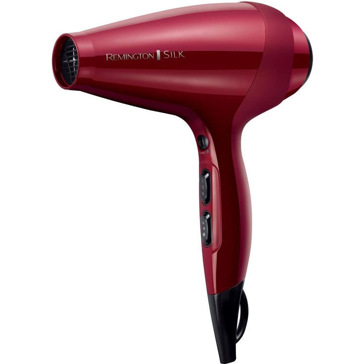 Remington Profi-Ionen-Haartrockner Silk AC9096, 2400 Watt, leistungsstarker AC-Motor, Stylingdüse, Diffusor, rot – Bild 6