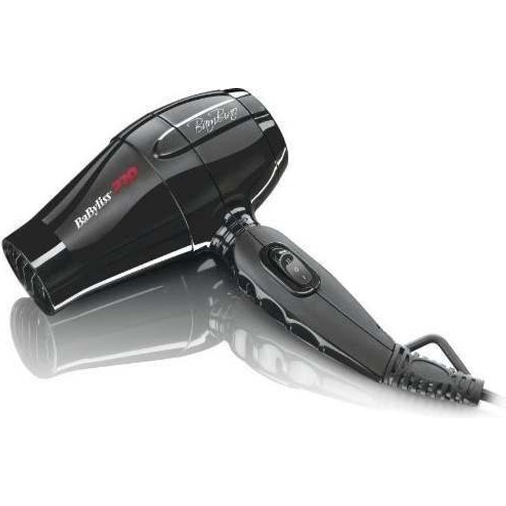 Babyliss Pro BAB5510E Bambino Haartrockner Reisefön, schwarz