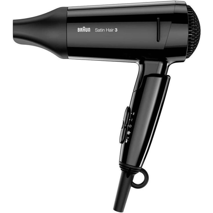 Braun Satin Hair 3 Style&Go Haartrockner HD350, mit IonTec und Stylingdüse, 1600 Watt