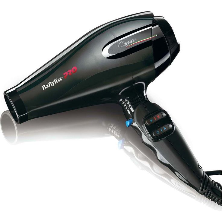 Babyliss Pro BAB6510IE Caruso Haartrockner mit Ionen-Technologie, schwarz