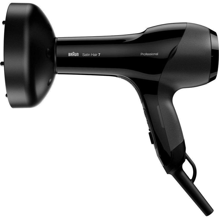 Braun Satin Hair 7 SensoDryer Haartrockner HD 785, mit IonTec und Diffusor, 2000 Watt, Schwarz – Bild 7