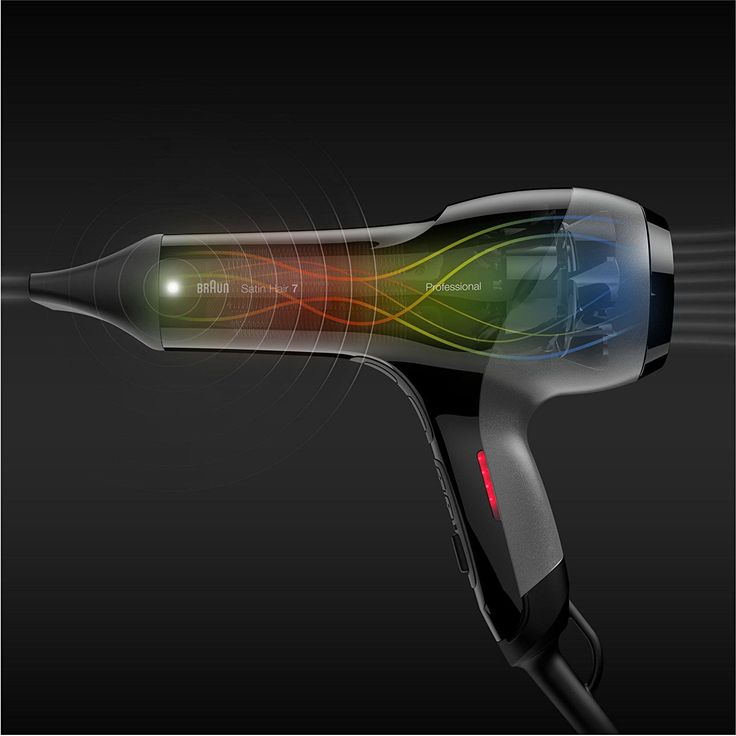 Braun Satin Hair 7 SensoDryer Haartrockner HD 785, mit IonTec und Diffusor, 2000 Watt, Schwarz – Bild 5