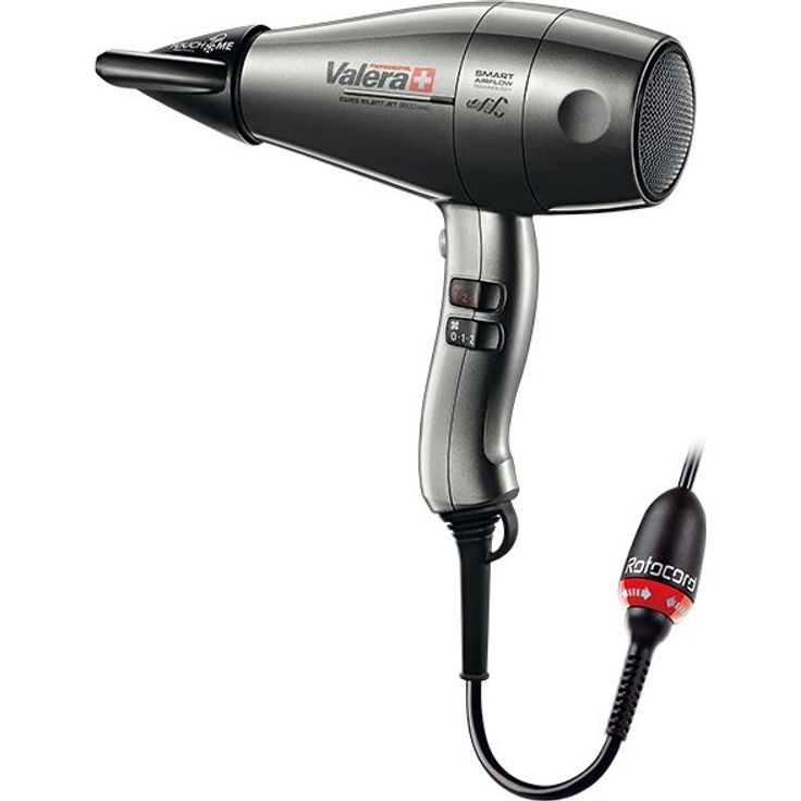 Valera Professioneller Ionen-Haartrockner Swiss Silent Jet 8600 für leises und schnelles Trocknen, 2400 Watt