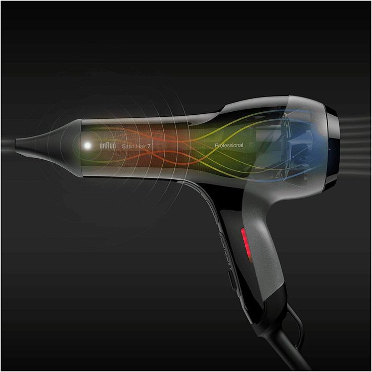 Braun Satin Hair 7 SensoDryer Haartrockner HD 780, mit Thermosensor und Stylingdüse, 2000 Watt – Bild 3