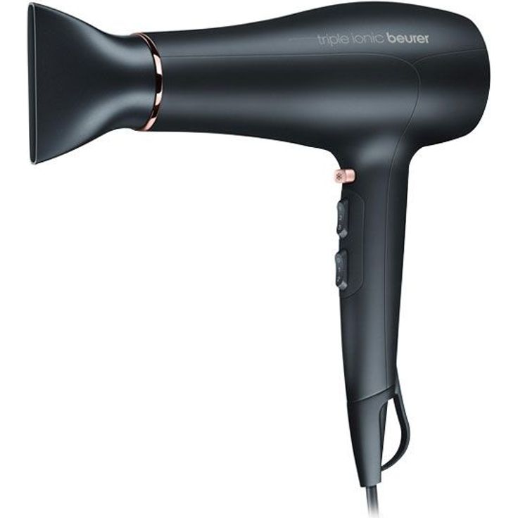 Beurer HC 50 Ionen-Haartrockner 2200 Watt 2 Gebläsestufen, Kaltstufe & Ionen-Techologie inkl. Diffusor & schmale Stylingdüse