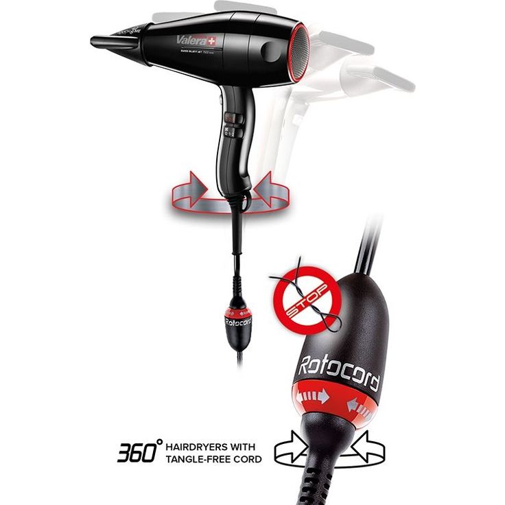 Valera Swiss Silent Jet Light 7500 Ionen- & Smart-Airflow-Technologie 2000 Watt ultra leicht & leise inkl. Stylingdüse & Diffusor schwarz – Bild 7