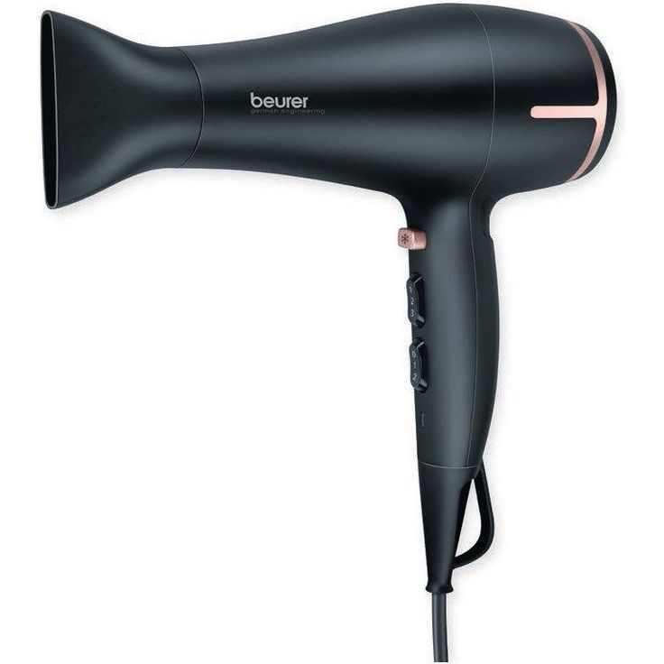 Beurer HC 60 Ionen Haartrockner mit Berührungssensor, 2200 Watt, mit Stylingdüse und Volumendiffusor