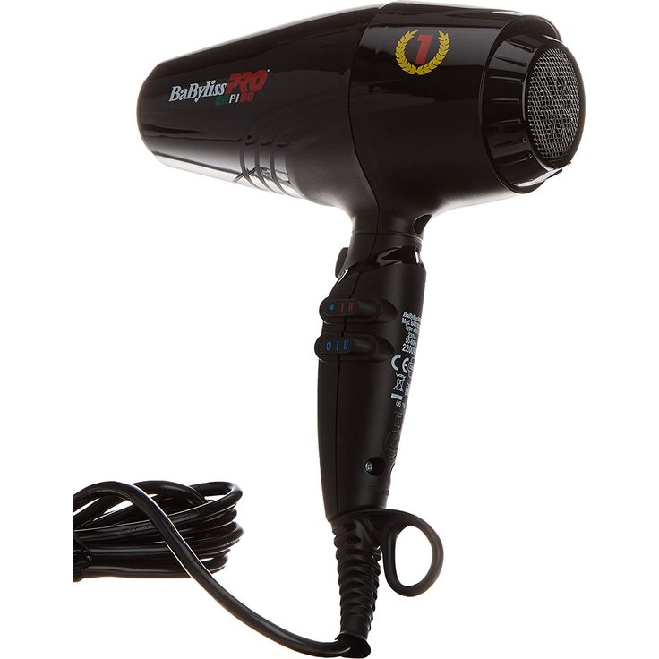 Babyliss Pro BAB7000IE Rapido Ultra Light Haartrockner Föhn mit Ionengenerator, schwarz – Bild 2