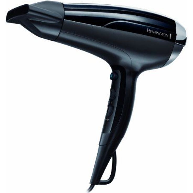 Remington Ionen-Haartrockner Pro Air-Shine D5215, 2300 Watt, Keramik-Turmalin-Ring, Stylingdüse, Diffusor, schwarz – Bild 1