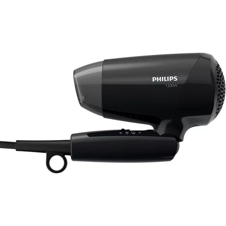 Philips Essential Care BHC010/10 einklappbarer Griff 1200 Watt 3 Temperaturstufen, schwarz – Bild 2