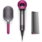 Dyson Supersonic HD01 Haaartrockner, Ionen-Technologie, 1600 Watt, limitierte Edition, inkl. Stylingset, anthrazit, fuchsia