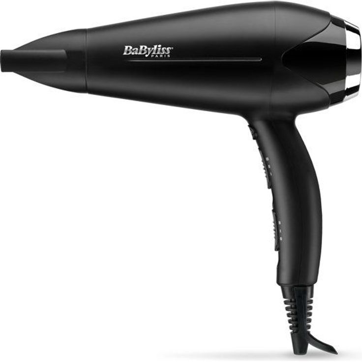 Babyliss Turbo Smooth 2200 Haartrockner, schwarz silber, D572DE