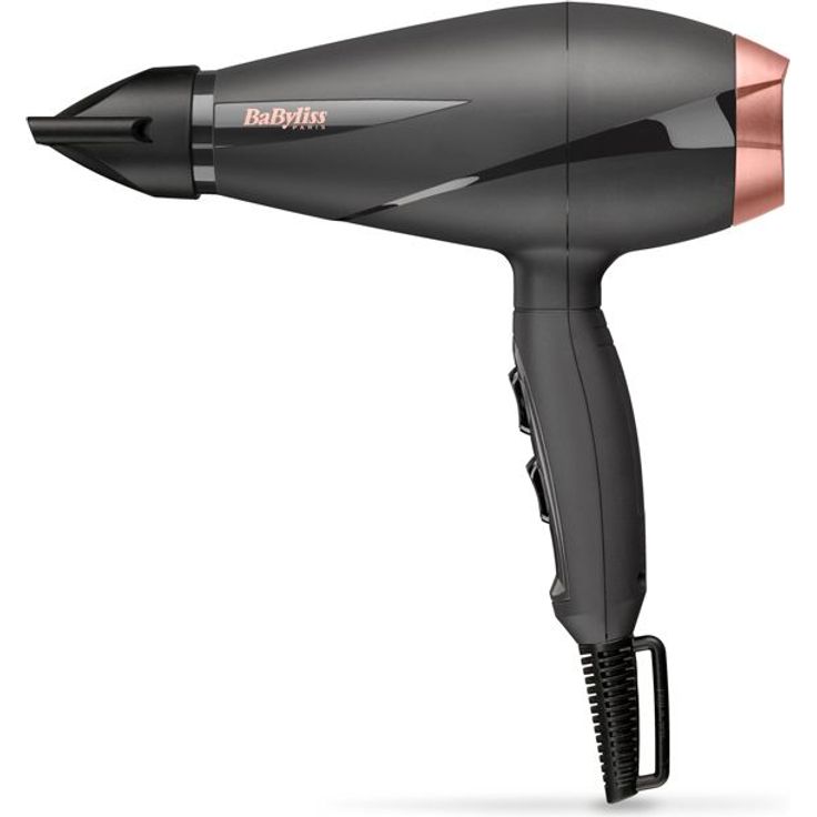 BaByliss 6709DE Smooth Pro 2100 2 Gebläsestufen, Kaltstufe, Ionen-Technologie, schwarz-bronze