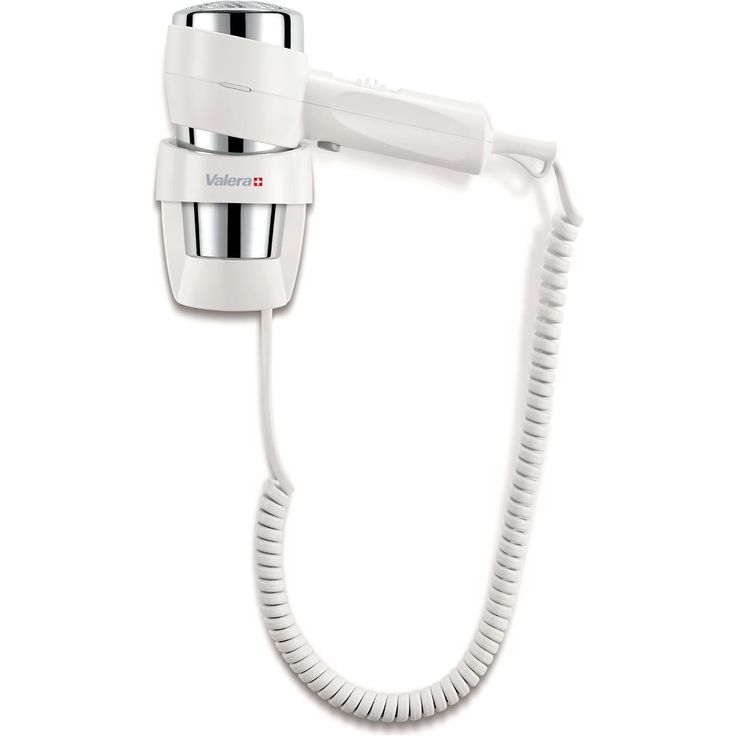 Valera Haartrockner mit Wandhalterung Action Super Plus 1200, 1200 Watt, Farbe Weiß-Chrom