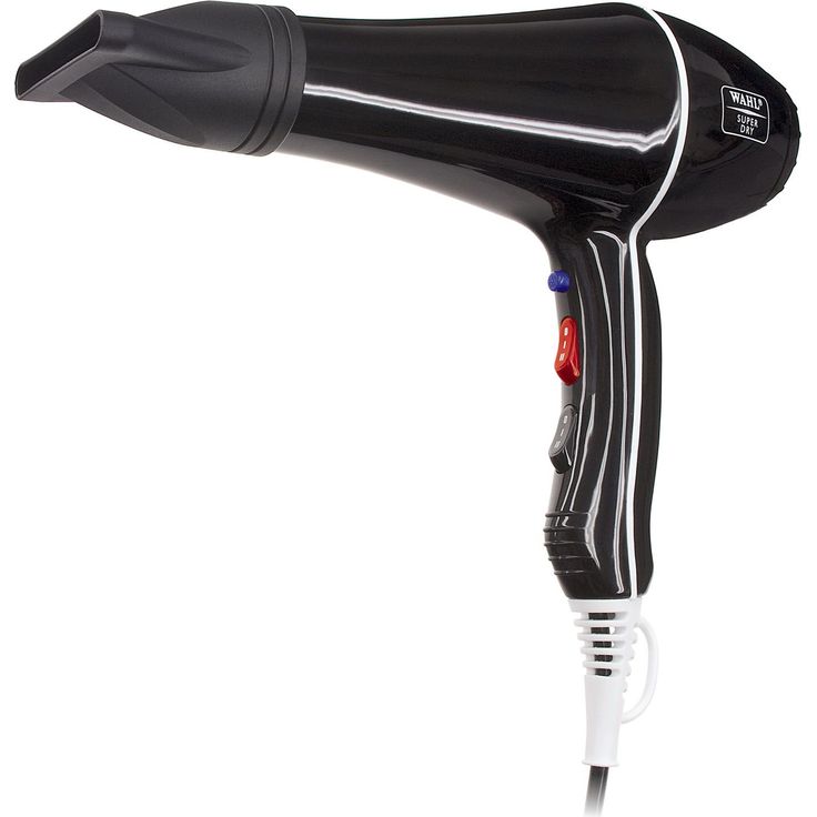 Wahl SuperDry Schwarz 2.000 Watt weiß