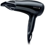 Remington IonenHaartrockner Power Dry D3010, 2000 Watt, kompaktes Design, EcoEinstellung, Stylingdüse, schwarz