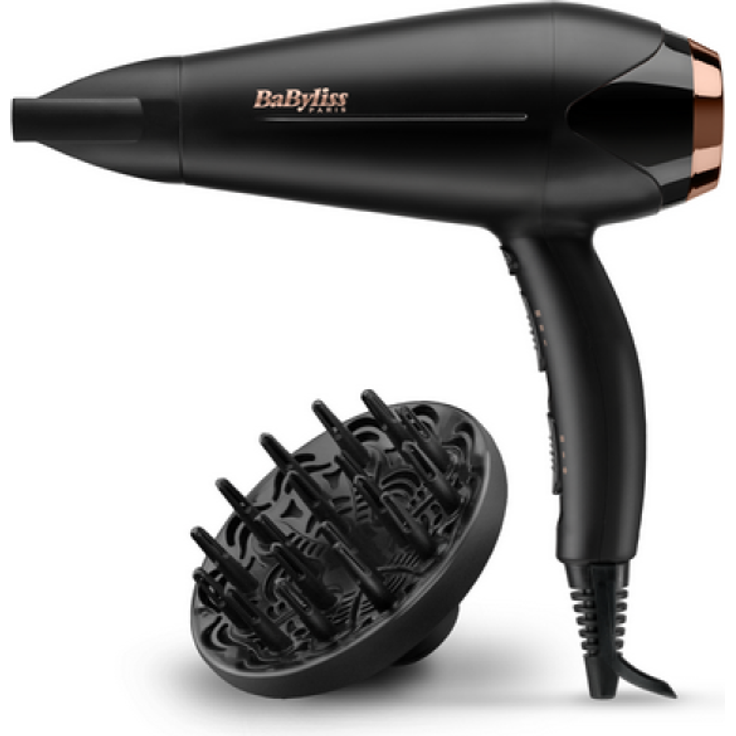 BaByliss Haartrockner D570DE Turbo Shine 2200 schwarz-bronze