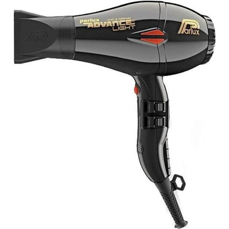Parlux Profi-Ionen-Haartrockner Fön Advance Light Ionic & Ceramic, stark 2200 Watt, leicht und kompakt, für alle Styles und Haar-Typen, schwarz