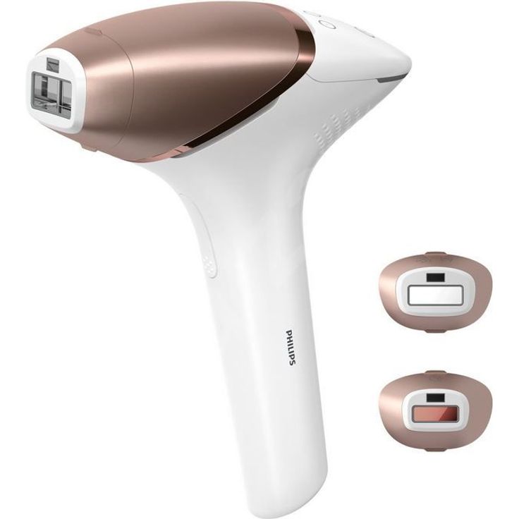 Philips Lumea 9000 Series BRI955/00 IPL Haarentfernungsgerät Licht-Haarentferner für Körper, Gesicht und Bikinizone, Hautton-Sensor, UV-Filter