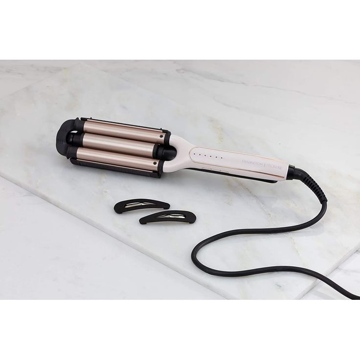 Remington Welleneisen ProLuxe 4-in-1 CI91AW verstellbar für Beach Waves, natürlich-lässige Wellen, Wasserwelle, Mermaid-Waves, beige-gold – Bild 2