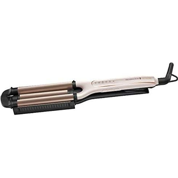 Remington Welleneisen ProLuxe 4-in-1 CI91AW verstellbar für Beach Waves, natürlich-lässige Wellen, Wasserwelle, Mermaid-Waves, beige-gold – Bild 3