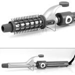 Lockenstab Princess mit Klemme Abschaltautomatik, 25 Millimeter Aufsatz-Durchmesser, Turmalin-Technologie, Nano-Silbertechnologie