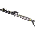 Grundig HS 6430 Curl Sensation Hair Styler mit Klemme, Protect Zone Silikon-Einsatz, 9 Temperaturstufen, 25 mm Durchmesser, grau-gelb