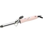 Bestron Lockenstab mit Chrombeschichtung Pink Flaming 19 mm 30 Watt Rosa für voluminöse & glamouröse Locken