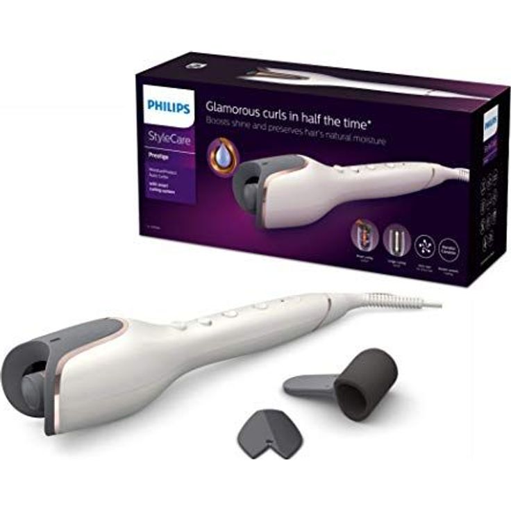 Philips BHB878-00 MoistureProtect Auto-Curler Ionen-Technologie für voluminöse & glamouröse Locken