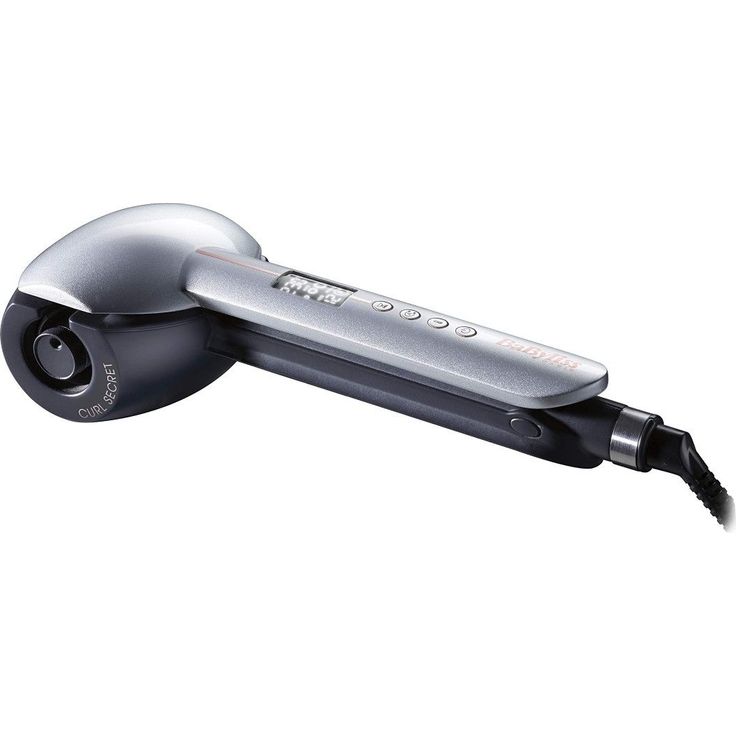 BaByliss C1600E Curl Secret Optimum, automatisch, 3 Lockengrößen, 3 Temperaturstufe, 3 Lockendrehrichtungen, 3 Zeiteinstellungen, silber