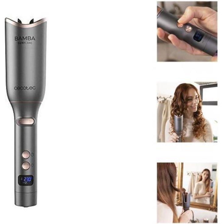 Lockenzange Cecotec SurfCare 850 Magic Waves Vision LCD Grau