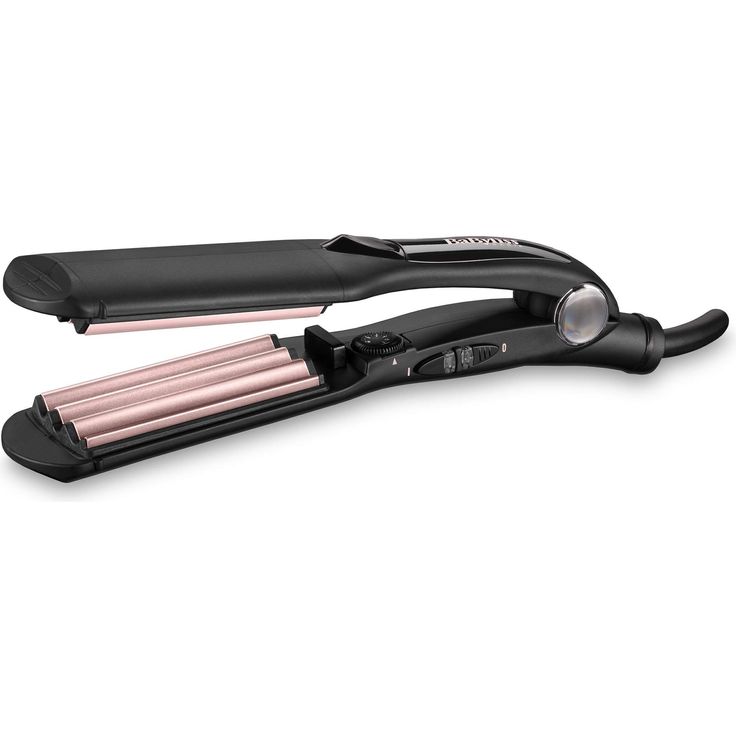 Babyliss The Crimper Kreppeisen mit 10 Temperaturstufen bis 210°C und Abschaltautomatik In rosa Schwarz 2165