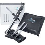 Tenacilla Professionelle Haarglätter mit dreifacher Spitze, Titan, Schwarz für voluminöse & glamouröse Locken