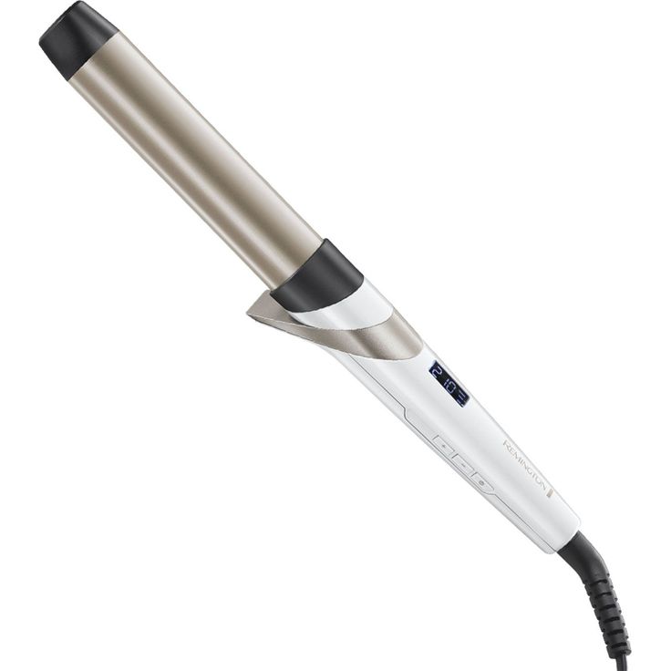 Remington CI89H1 Hydraluxe Curling Wand, Hyrdracare Temperatur Einstellung, Feuchtigkeitsspeichernde Keramikbeschichtung, 5 Temperatureinstellungen, weiß