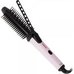 Adler AD 2113 Lockenstab mit Kamm Bürste Clip Keramikbeschichtung 4-stufig weiß